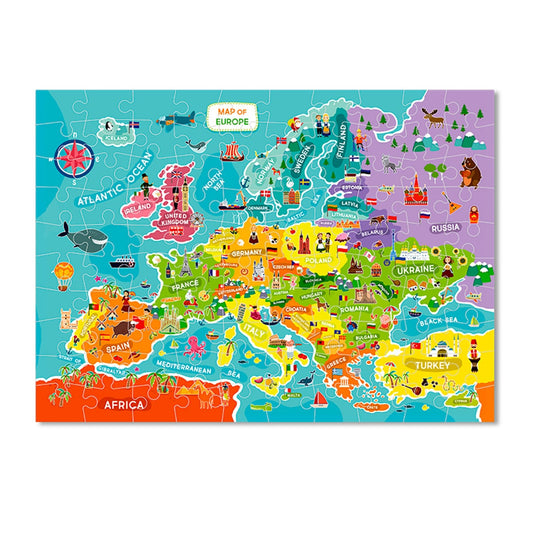 Puzzle Harta Europei Dodo Toys, 100 piese - Default Title (1) [ps:f5d66b37-fbcc-42dc-a699-7a8fb8047085]