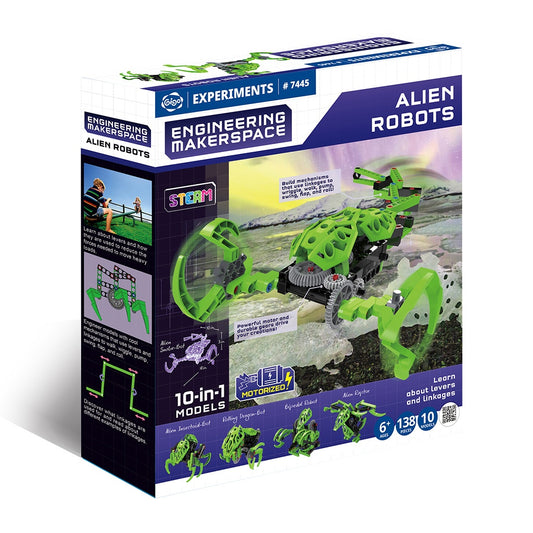 Kit STEM Construieste roboti extraterestrii, Genius Toy - Imagine 1 [ps:ef9f7e71-2bd7-423c-b8cb-69c498a0bc96]