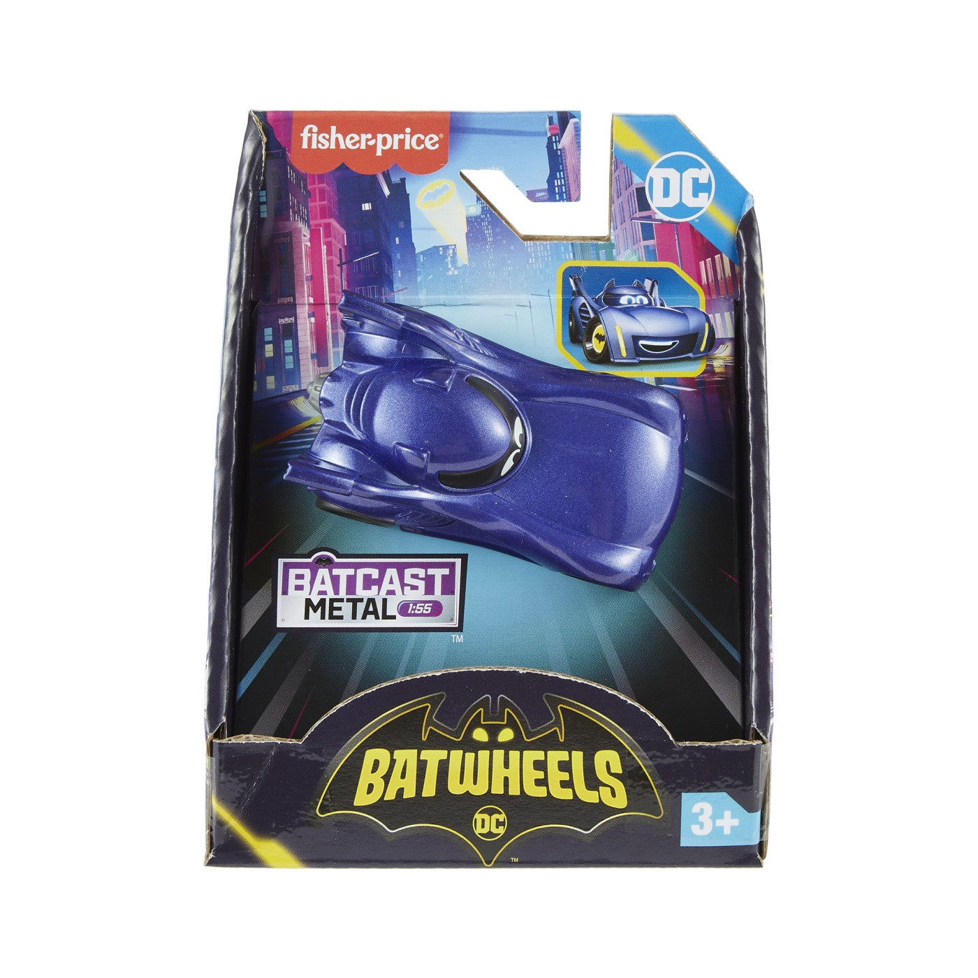 FISHER PRICE BATWHEELS MASINUTA METALICA BATMOBILE 1:55 - Imagine 1 [ps:cc432deb-4355-4a2b-b4ef-2d91041b43d2]