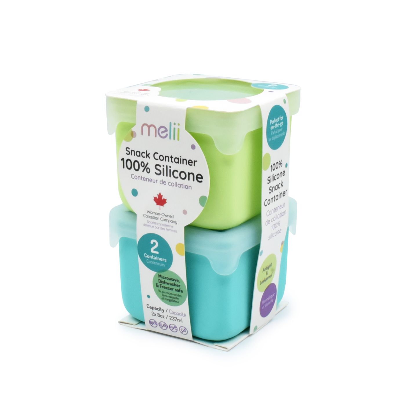 SET 2 RECIPIENTE SILICON, MELII, BLUE LIME - Imagine 1 [ps:871d05ad-9ed7-447e-8b2e-c9d388cb48c5]