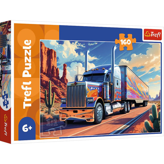 PUZZLE TREFL 160 CAMION PE DRUM - Imagine 1 [ps:bbd12115-b9d3-4f09-97d7-3057105bd8c0]