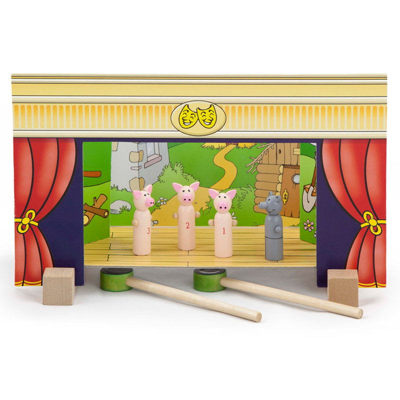 Teatru de Papuși Magnetic din Lemn Viga Toys - Default Title (1) [ps:90df63f4-dbff-42c2-a59f-f59910282c29]