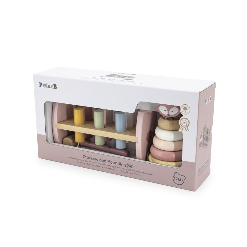 Set stivuitor si mini banc cu ciocan, Vulpe, PolarB Viga - Imagine 1 [ps:1d00d60f-f9e3-4101-93ca-6a550a53d95f]
