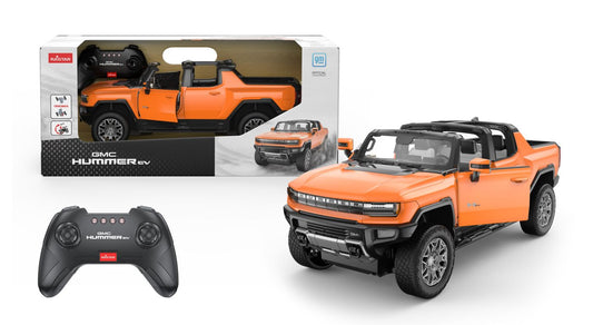MASINA CU TELECOMANDA GMC HUMMER EV PORTOCALIU SCARA 1 - Imagine 1 [ps:d8d9d236-bb03-4fa2-b522-fabd5e2dc083]