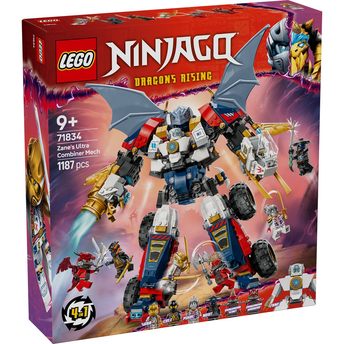 LEGO NINJAGO ULTRAROBOTUL COMBINAT AL LUI ZANE 71834 - Imagine 1 [ps:67452388-de21-40ce-989b-38d840ffa7e5]