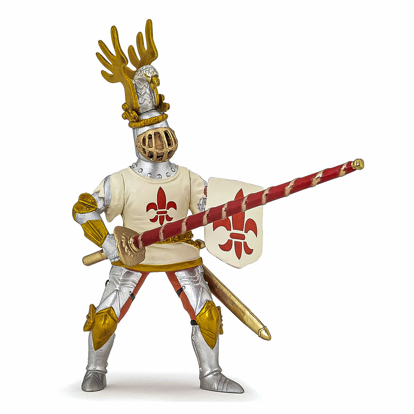 PAPO FIGURINA CAVALER CRIN ALB - Imagine 1 [ps:4e52ec8e-d62f-4b3c-960f-c4bbe0963689]