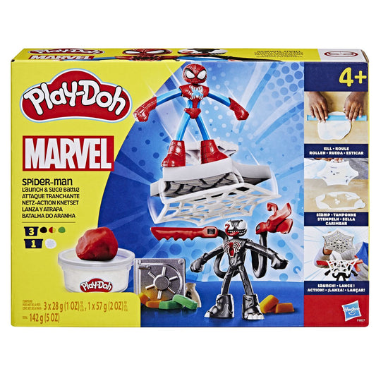 PLAY DOH SPIDERMAN SET 2 FIGURINE BATALIE CU LANSATOR SI - Imagine 1 [ps:93b2913f-e534-4447-9b64-80ea01830576]