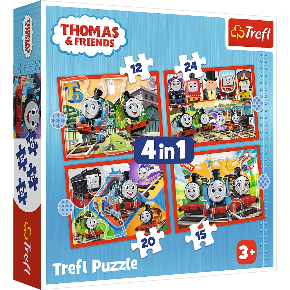 PUZZLE TREFL 4IN1 THOMAS TRENULETELE AMUZANTE - Imagine 1 [ps:c69f0e8f-34d1-462b-930f-89600046cf2c]
