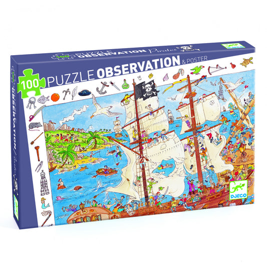 Puzzle observatie Pirati, Djeco - Imagine 1 [ps:db3df6ad-96ed-4a59-a197-16d96600db84]