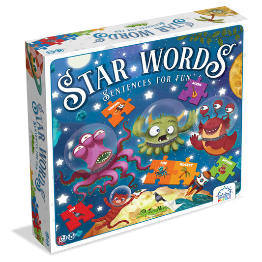 Joc educativ Smarty Puzzle- Star Words CreativaMente - Imagine 1 [ps:9a800b1d-555e-4284-8ff7-ca98e693d251]