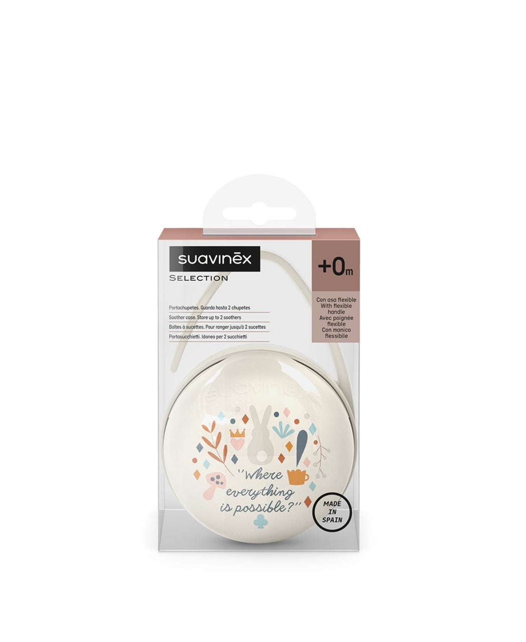 Cutie pentru suzetă, roz, Wonderland, Suavinex - Albastru