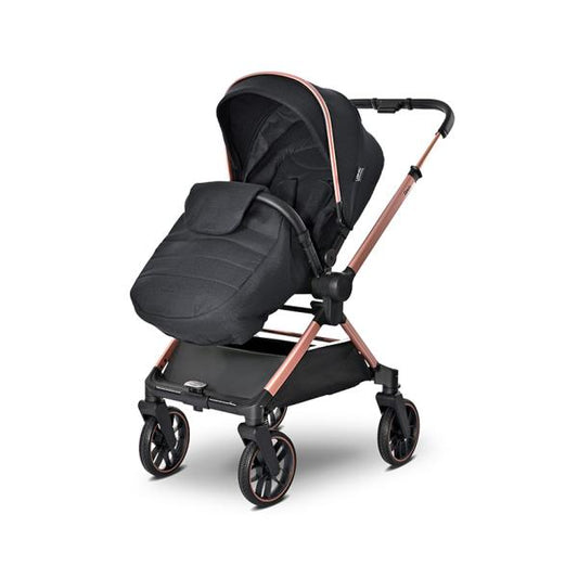 Cărucior Set 2în1 Lorelli Reya, Beige - Până la 22 kg - Black (1) [ps:0bddf403-8101-4b5f-8bb1-56371ea8bb86]