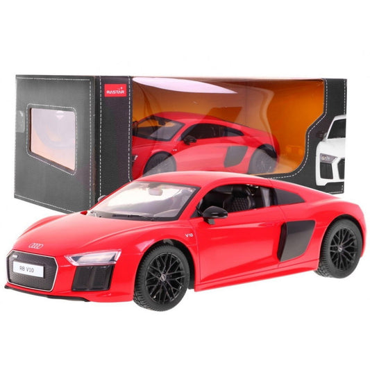 MASINA CU TELECOMANDA AUDI R8 ROSU CU SCARA 1 LA 14 [ps:50fe5847-4e2e-4fdb-83af-4dda409d8b65]