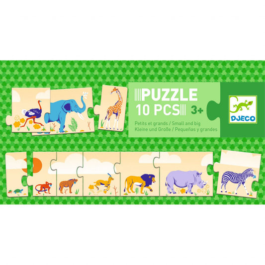 Puzzle din lemn De la mic la mare, Djeco - Imagine 1 [ps:d965aefa-a6f7-46a6-b2d4-0ea9e2e8929a]