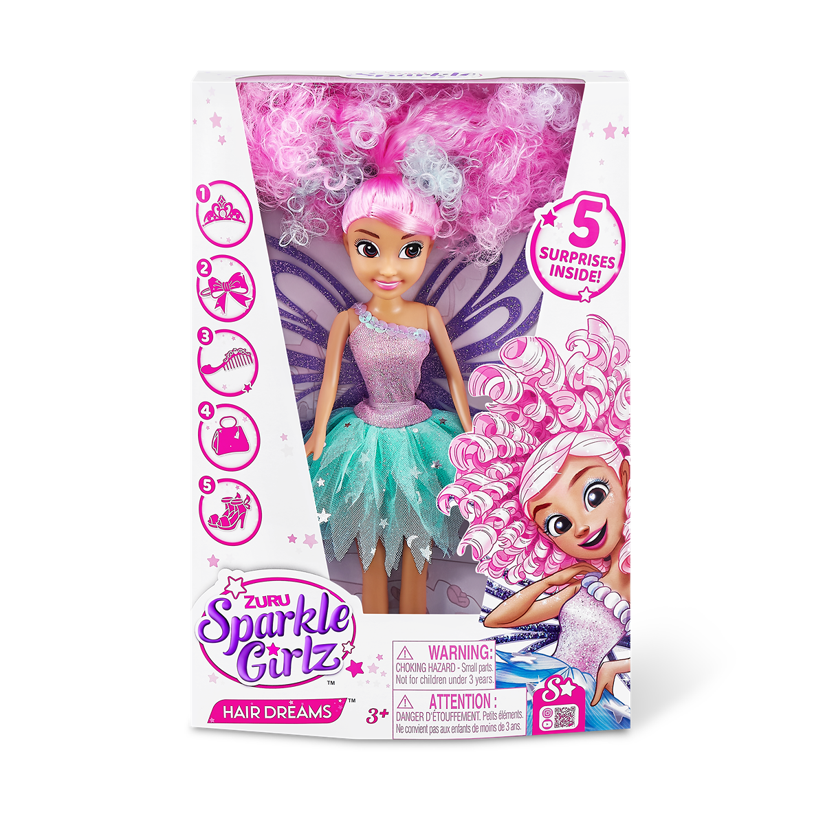 SPARKLE GIRLZ, set de joaca, Hair Dreams - Imagine 1 [ps:6c691562-a6cc-447d-9ad8-a5dcd1f113d3]