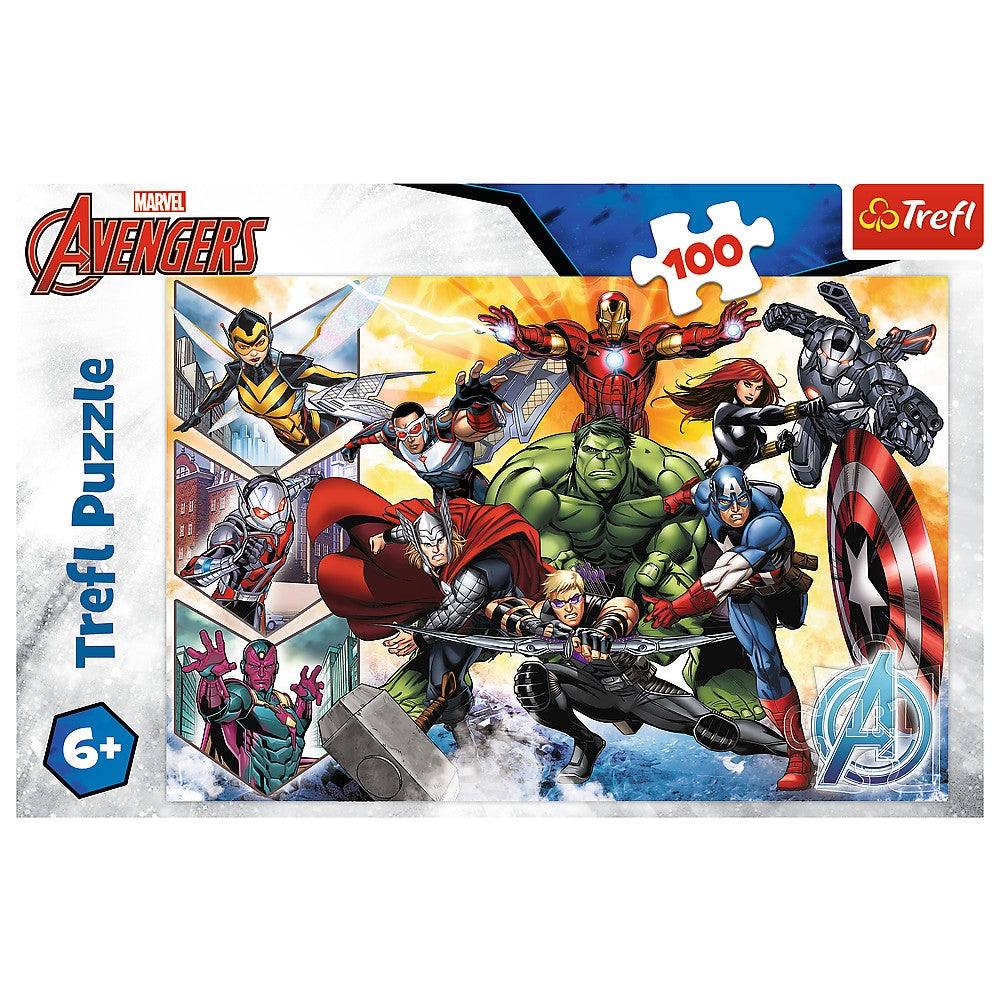 PUZZLE TREFL 100 MARVEL AVENGERS PUTEREA RAZBUNATORILOR - Imagine 1 [ps:e595be15-e731-47c6-8313-c7efb8e0ec73]