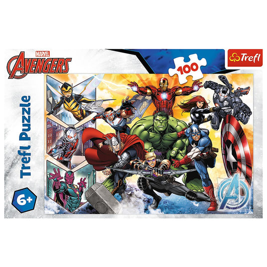 PUZZLE TREFL 100 MARVEL AVENGERS PUTEREA RAZBUNATORILOR - Imagine 1 [ps:e595be15-e731-47c6-8313-c7efb8e0ec73]