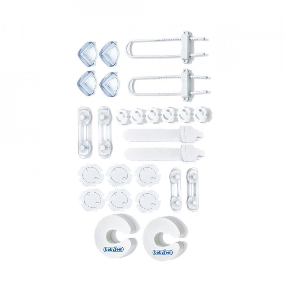 Set 26 protectii pentru mobilier BabyJem Home Safety Kit - Imagine 1 [ps:ea11c369-a212-4f24-b7af-1d448f5ed4d4]