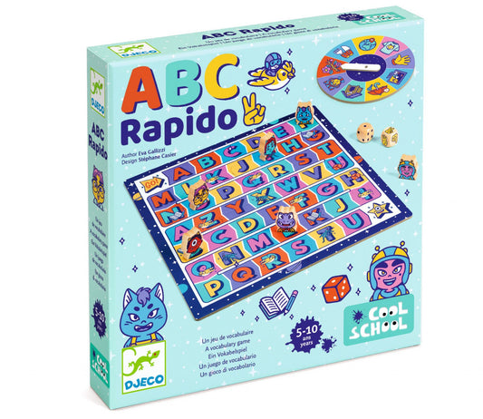 Joc educativ ABC Rapido, Djeco - Imagine 1 [ps:67a8776d-f600-478c-9d59-14e752f028f4]