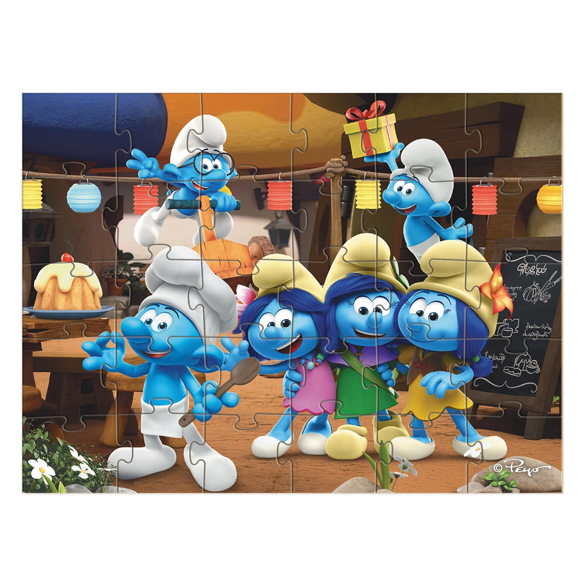 Puzzle Petrecerea Ștrumfilor, 30 piese - Dodo Toys - Default Title (1) [ps:d31d0bf5-fb47-4d78-938a-abb9e24fca2d]