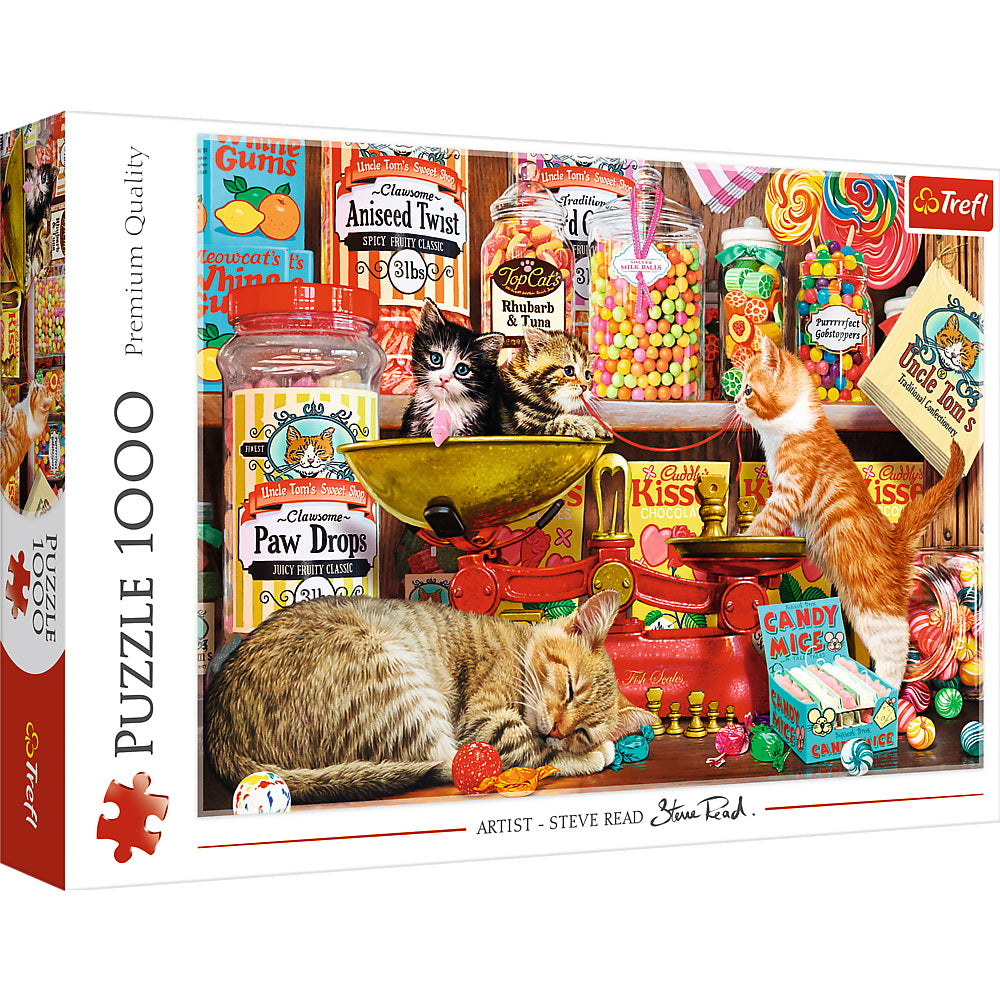 PUZZLE TREFL 1000 PISICI SI DULCIURI - Imagine 1 [ps:18459b65-44fd-476d-9c38-a6a3bcccd7c6]