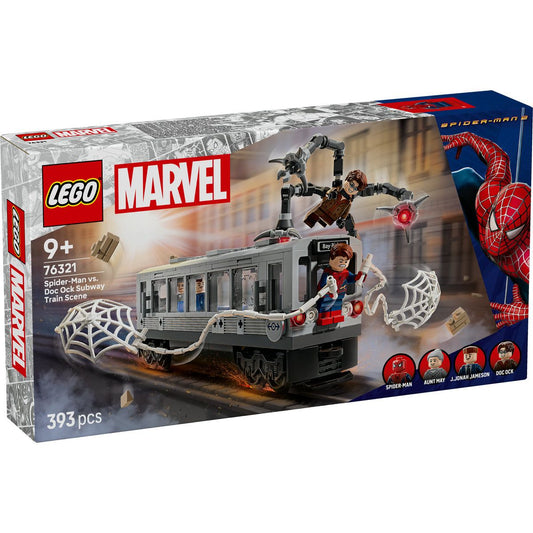 LEGO MARVEL LUPTA PE ACOPERISUL TRENULUI OMUL PAIANJEN - Imagine 1