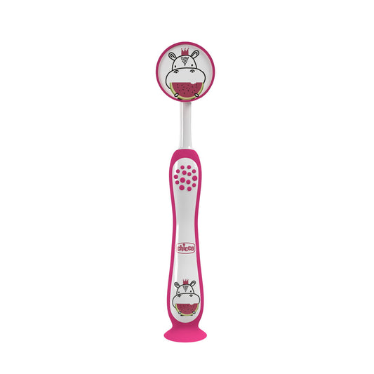 Periuta de dinti Chicco, Hippo Roz, 3-6ani+ - Default Title (1) [ps:90515c60-8948-4fcd-a638-b65e7de46350]