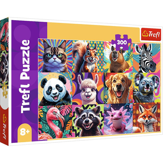 PUZZLE TREFL 300 PORTRETE AMUZANTE DE ANIMALE - Imagine 1 [ps:3dbaefdd-d869-4579-976b-6f49f4c4494a]