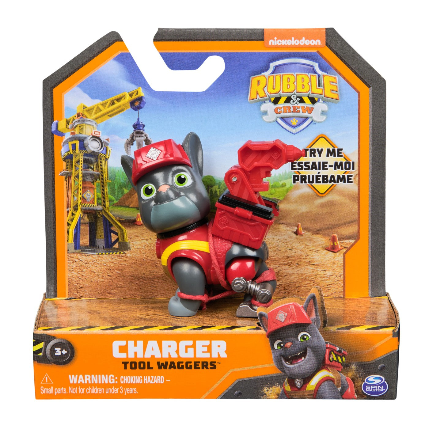 PATRULA CATELUSILOR RUBBLE AND CREW FIGURINA CHARGER 5CM - Imagine 1 [ps:2f0cdd99-6219-4474-af11-afbfb5d05960]