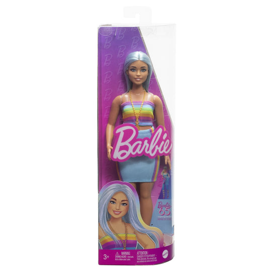 PAPUSA BARBIE FASHIONISTA CU PAR ALBASTRU PLATINAT SI - Imagine 1 [ps:36ce36b0-5f70-4c7b-8a5d-6a11dcfab148]