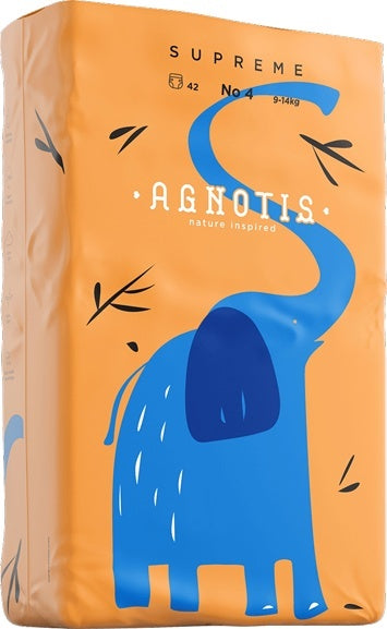 Scutece hipoalergenice Supreme Agnotis, marimea nr. 4, - Imagine 1