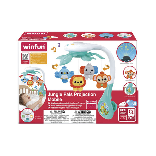 WINFUN PROIECTOR MOBIL ANIMALUTE DIN JUNGLA - Imagine 1