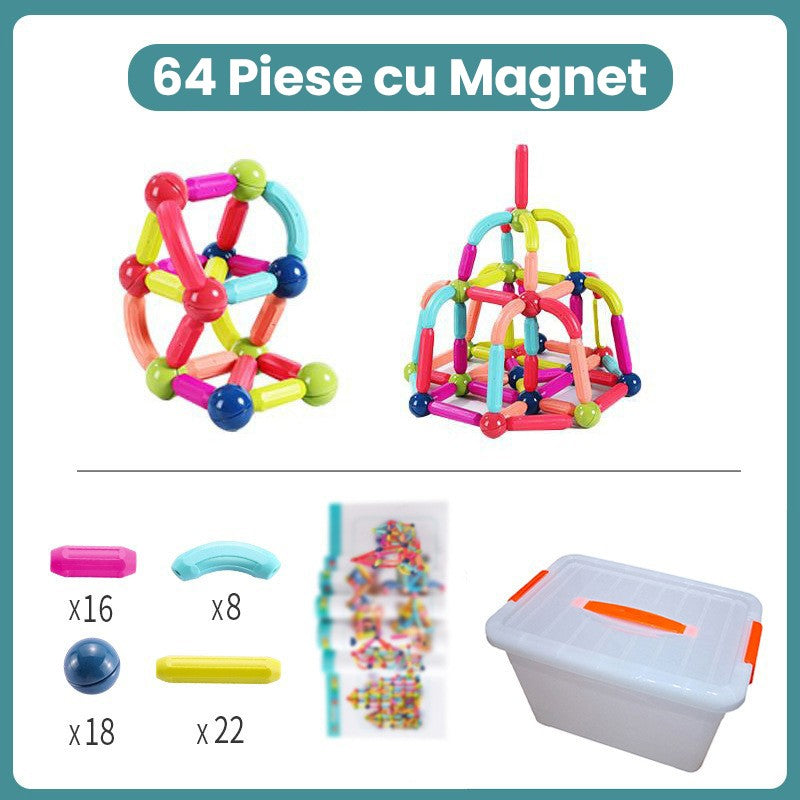 Piese Magnetice Flippy, Set 64 Piese Multicolor - Default Title (1) [ps:ca61f90f-0e2f-4908-b00c-4d17d4cecf46]