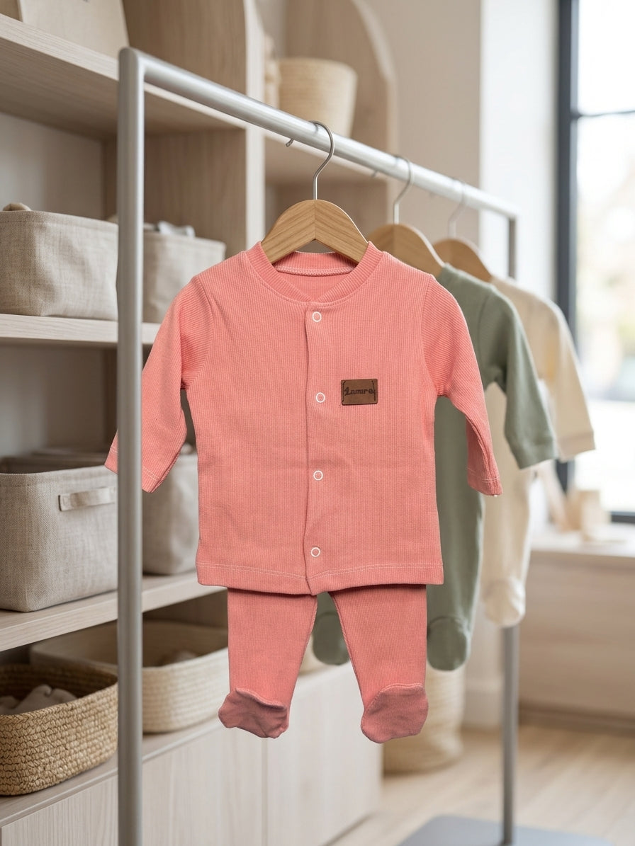 Set Nou-Născut Tricot Reiat cu Căciuliță Roz 0-3 Luni INFANT - Roz (1) [ps:a58afd90-e922-4199-86e3-4e21ba4c2f63]