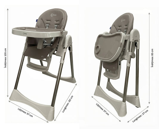 MIILUNA SCAUN DE MASA PLIABIL ANDROMEDA, TAUPE VIVA TOYS - Imagine 1 [ps:4c7a67db-f0ac-49a6-9174-262aadf7f639]