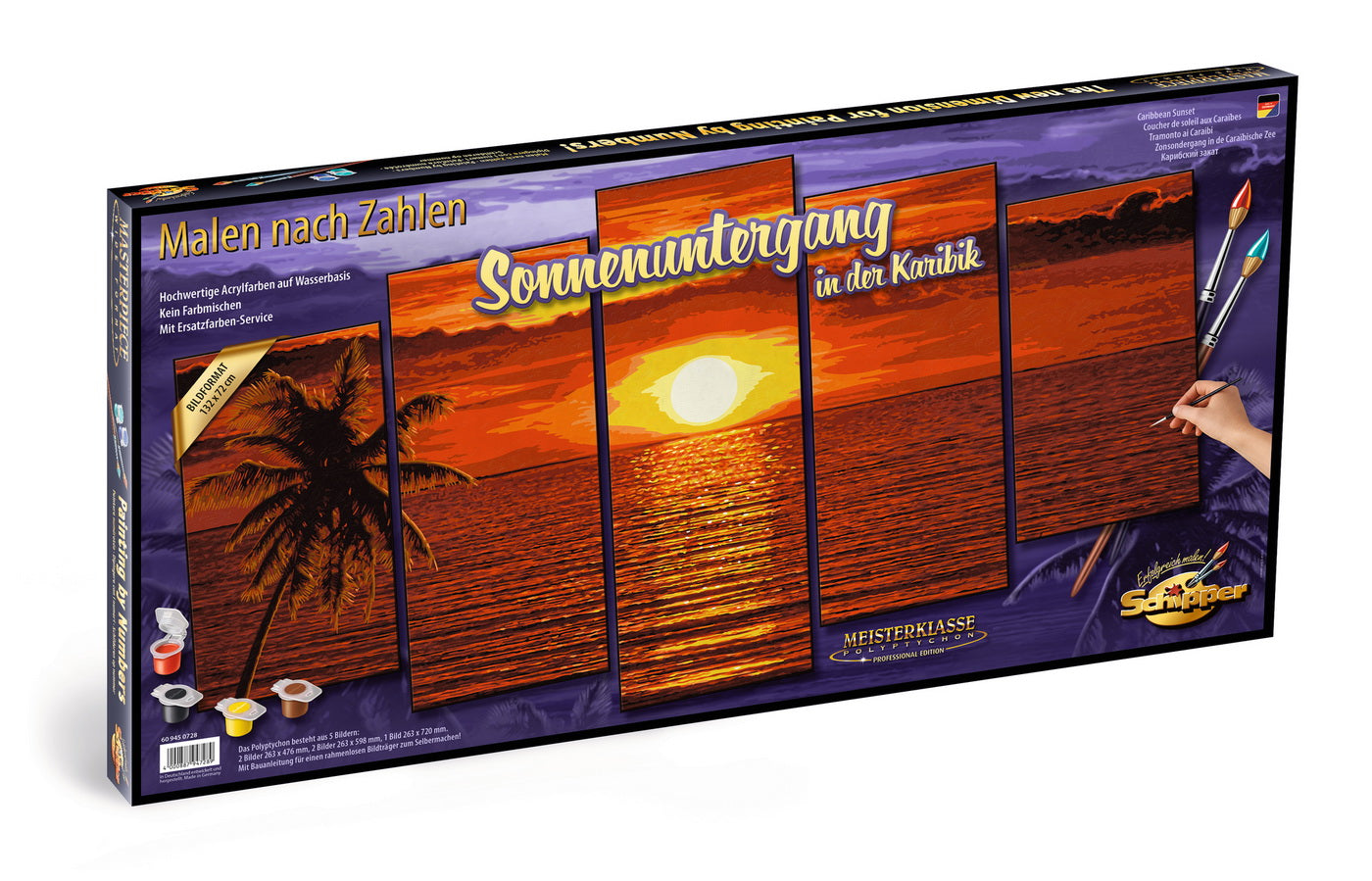 KIT PICTURA PE NUMERE SCHIPPER APUS IN CARAIBE, 5 - Imagine 1 [ps:ca558046-62ff-45a6-a752-44d1075b590e]