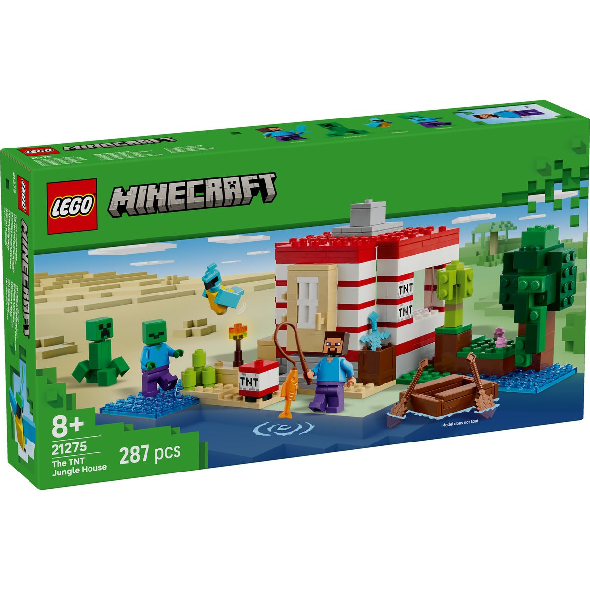 LEGO MINECRAFT CASA TNT DIN JUNGLA 21275 - Imagine 1