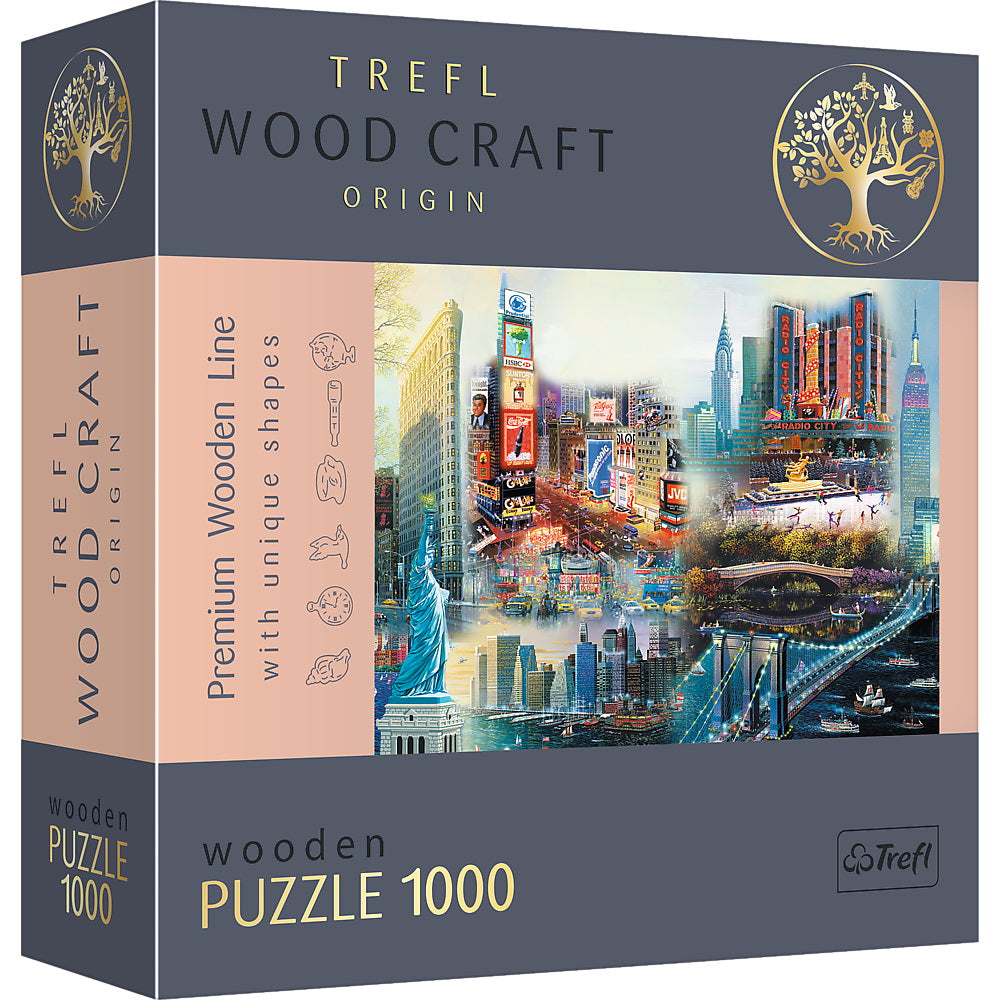 PUZZLE TREFL DIN LEMN 1000 PIESE NEW YORK - Imagine 1 [ps:33d6d240-efae-44e1-b3cb-448e8f2fabf6]
