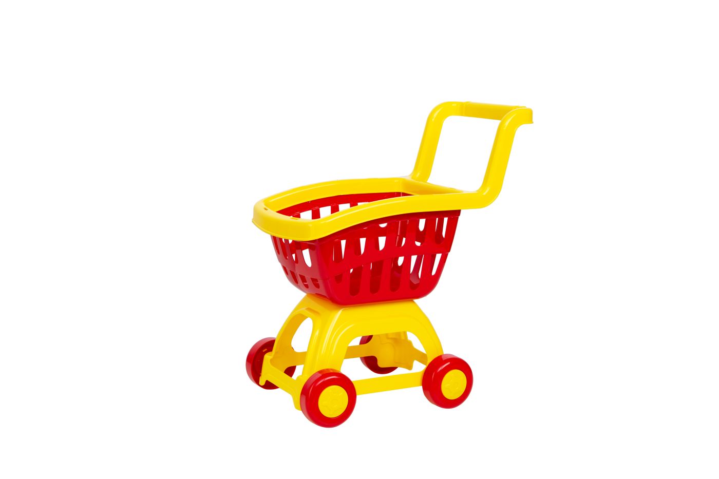 Carucior Cumparaturi VIVA TOYS Rosu Argintiu - Rosu Galben (1) [ps:916aa0c6-fb20-4fea-a371-22f58a105203]