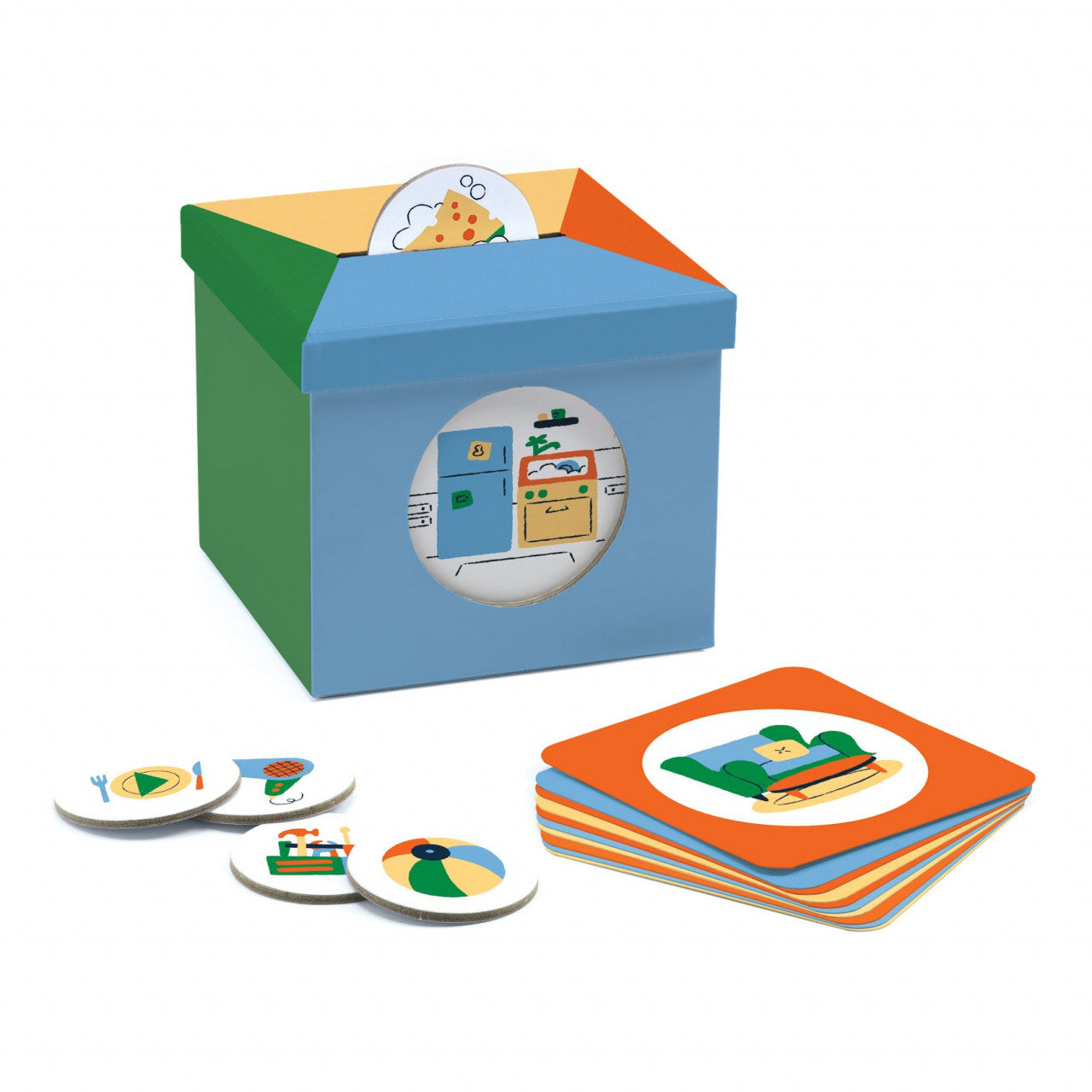 Joc Eduludo cu cartonase Kioukoi obiecte casnice, Djeco - Imagine 1 [ps:2c5472a5-9cd7-4371-a3d9-c17cbe6f11a8]