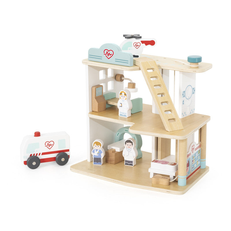 Set de Joaca Spital cu 3 Etaje, Viga - Imagine 1 [ps:8a9e0ef2-db18-4063-9f58-a96efbdf7381]
