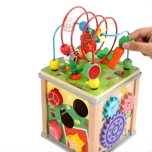 Cub Educativ Montessori Lemn Flippy - Sortare Forme și - Default Title (1) [ps:f3fb1d56-976b-4dda-874e-37ea23798f4b]