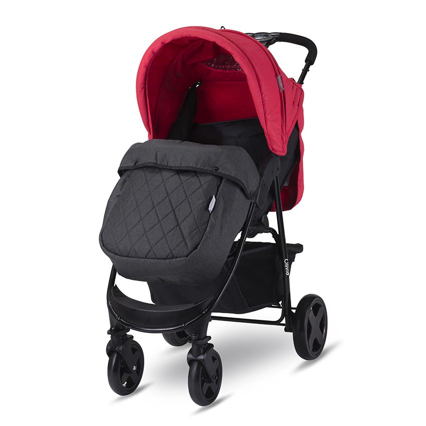 Cărucior Sport Lorelli Olivia Basic, Cool Gri - Husă Inclusă - rosu mars (1) [ps:ccfba626-92bb-4fdb-89ef-e99cad7db3a9]