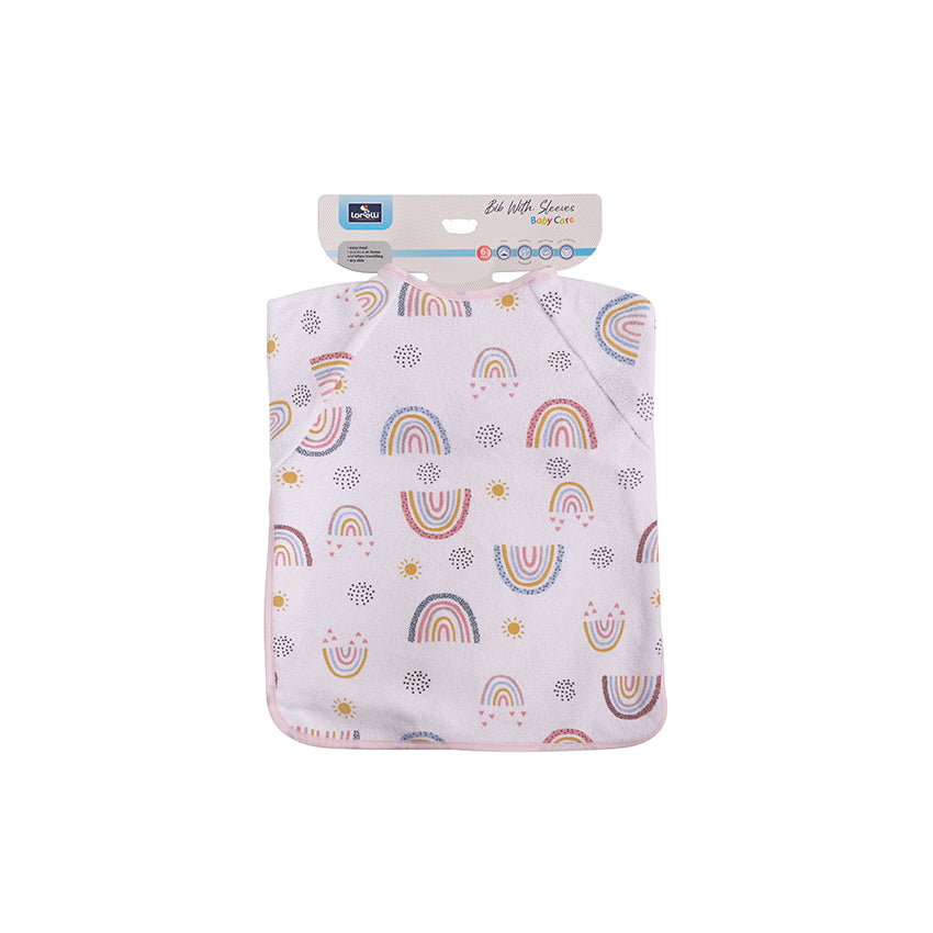 Bavetă cu mâneci lungi Lorelli pentru fetițe, 41x34 cm - fetite (1) [ps:9335842d-7367-4ed3-b398-f05076620ee6]