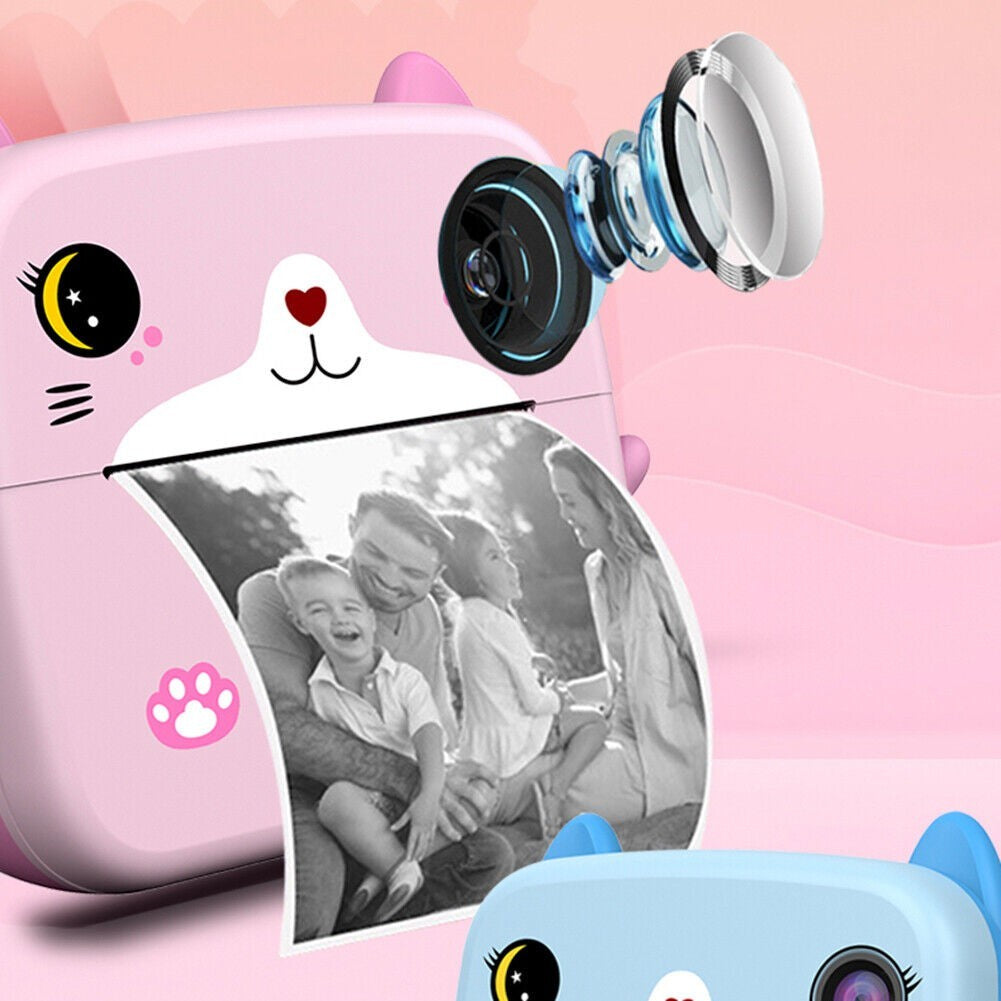 Camera Instantanee Copii Flippy, Printare, Roz - Pisica - Roz (1) [ps:ec7699cb-2252-41ea-b71d-80dbce831d75]