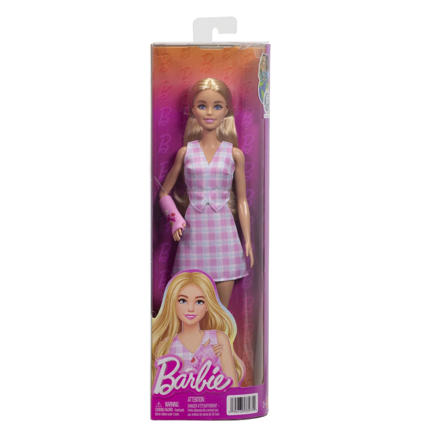 BARBIE FASHIONISTAS PAPUSA BARBIE CU GIPS PENTRU BRAT Mattel - Imagine 1 [ps:83fc5d9b-e0b8-43c7-b77b-821604867b05]