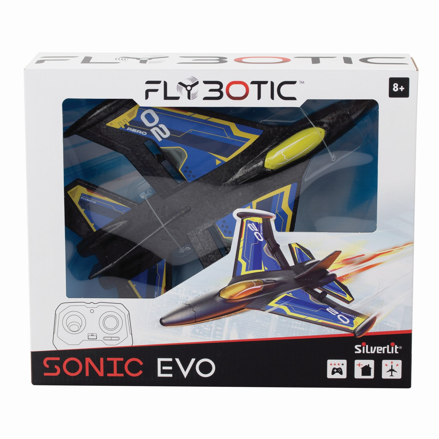 SILVERLIT FLY BOTIC AVION CU TELECOMANDA SONIC EVO AS - Imagine 1 [ps:ed63c2be-4606-420c-98b3-93c2009c3cd0]