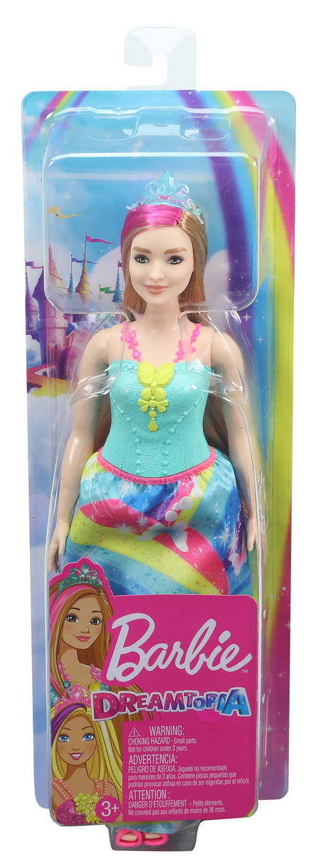 BARBIE PAPUSA PRINTESA DREAMTOPIA CU CORONITA ALBASTRA - Imagine 1