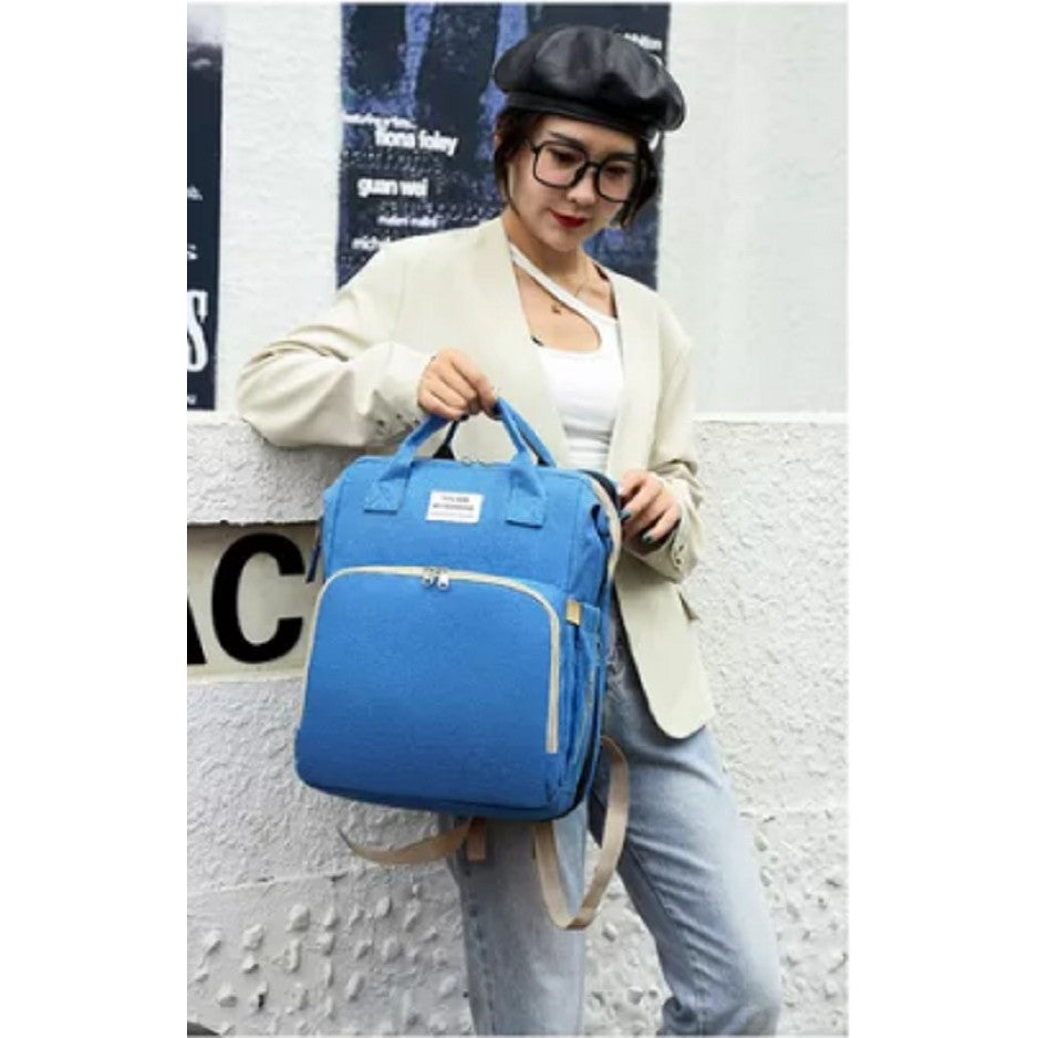 Rucsac Multifunctional Flippy cu Patut Pliabil | infant.ro - Albastru Deschis (1) [ps:b09cf53a-0c8b-461a-9582-a21b892ea307]