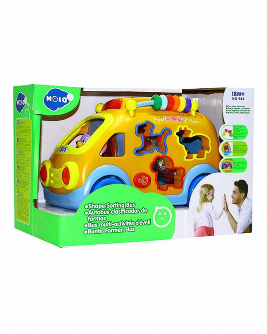 CAMIONETA CU FORME SUNETE SI LUMINI Jucarii Bebe - Imagine 1 [ps:e5c79f2e-a8cf-4623-ba39-7708e6b1c59f]
